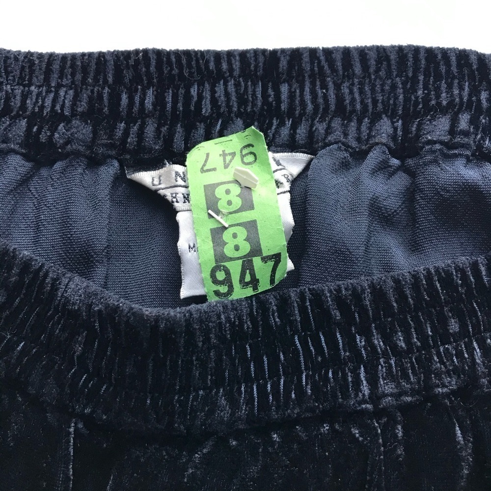 Vintage JOHN PAUL RICHARD Fairy Grunge Black Velvet Goth Whimsigoth Maxi Skirt S - Picture 11 of 12